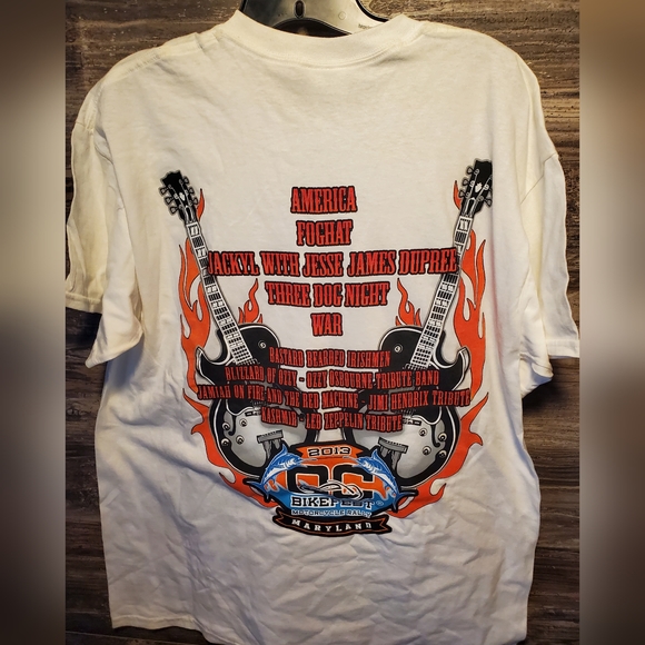 Other - 2013 OC Bike Fest Motorcycle Rally Maryland Men's Size Large Concert Shirt